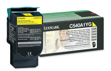 Lexmark LC540A1YG Yellow Return Programme Toner Cartridge