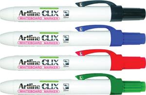 Artline EK593 Clix Whiteboard Red Chisel Marker