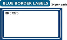 Redfern Blue Border Labels