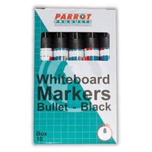 Parrot Marker Whiteboard Bullet Box 10 Black