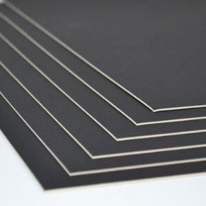 PRIME ART Black Mountboard A2 | Board Colours