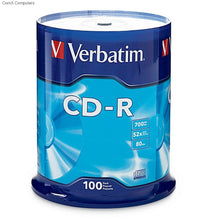 Verbatim CD-R Promotion Box (100 X CD-R CD'S + Single Sleeves) | CD-R