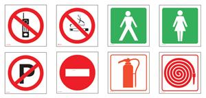 Tower Mens Toilet Sign 150mmx150mm