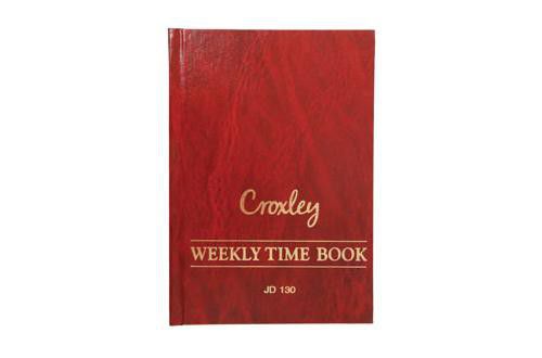 Croxley JD130 168PG Weekly Time Book | Time Wage Pay Registers
