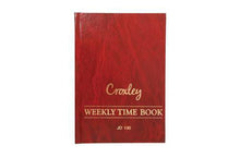 Croxley JD130 168PG Weekly Time Book | Time Wage Pay Registers
