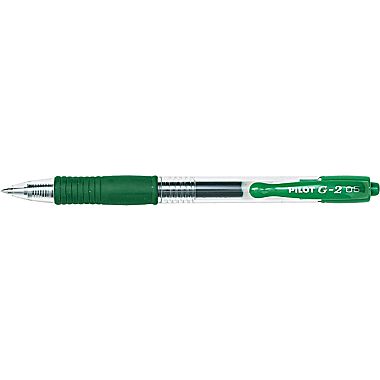 Pilot G2 0.5mm Retractable Gel Pen Green EF