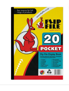 Flip File A4 20 Page Kangaroo | Display files