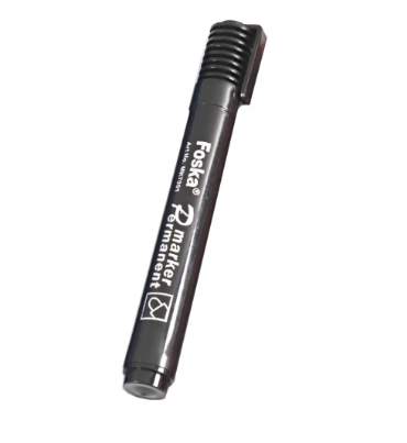 Foska Permanent Marker Black | Permanent Marking Pens
