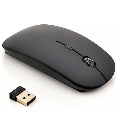 WIRELESS MOUSE USB FLAT-BLK/WH | Mice