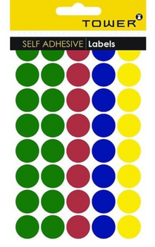 Tower C19 mixed colours - 240 Labels | Colour Coded Labels