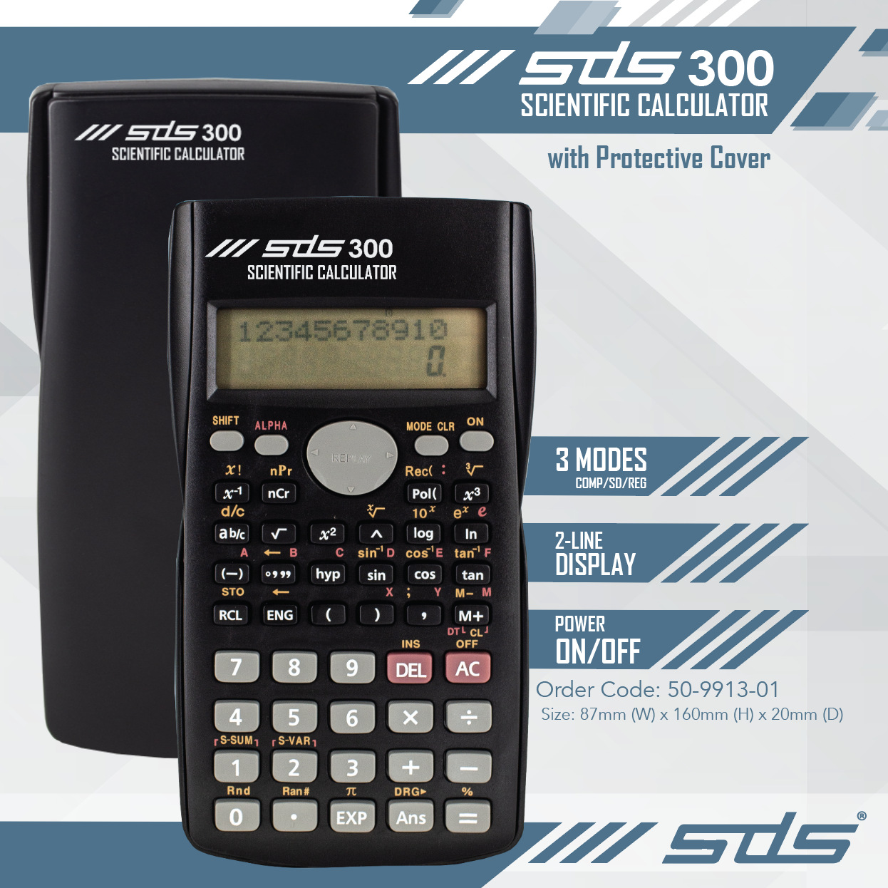 SDS300 Scientific Calculator | Scientific Calculator
