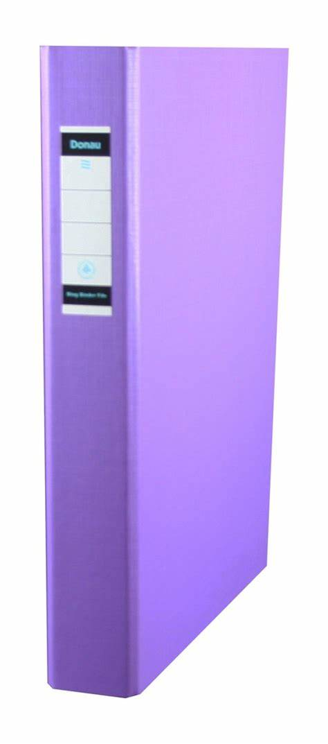 Donau Ring Binder 2 Ring A4 PP 30mm - Violet | Files - Ring Binder - 2 D Ring