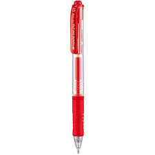 Pentel K157 Hybrid 0.7mm Gel Retractable Pen Red | Gel Pens