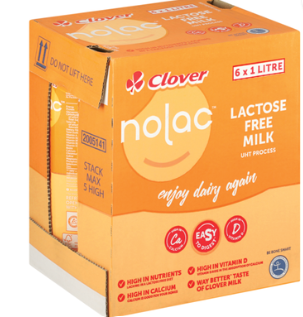 Clover UHT Nolac Lactose Free Milk | Milk