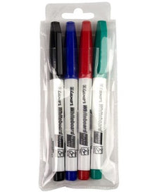 LUXOR 650 W/BRD MARKER WALLET 4 | Whiteboard Pens