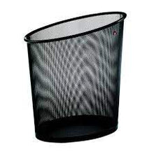 ALBA MESH ROUND WASTEBASKET BLACK | Waste Bins