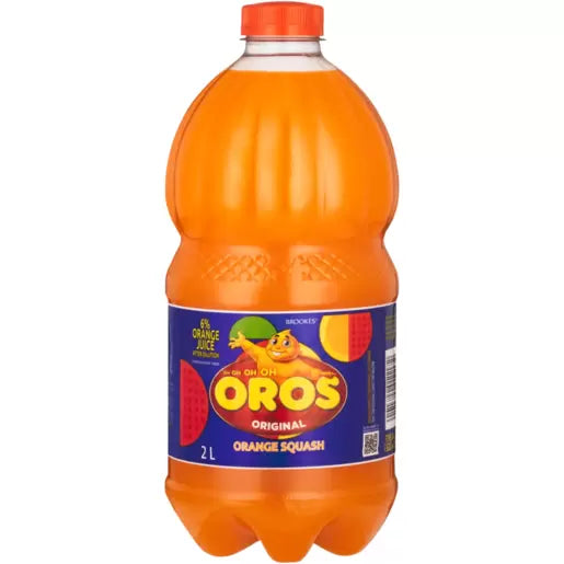 Oros Orange Flavoured Concentrated Squash 2L | Juices & Soft Drinks