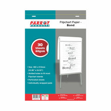 PARROT FLIPCHART PAPER BOND 30 SHEETS 860*610MM | Flip Chart Pads