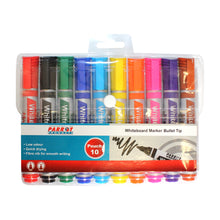 Parrot Marker Whiteboard Bullet Pack 10 Assorted | Whiteboard Pens