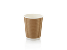 Sinica Ripple Cup Kraft 250ml x 1000's | Kitchen Utensils