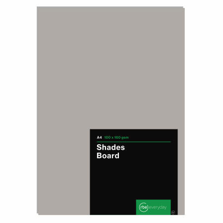 A4 Shades Grey Board 160gsm | Paper & Board