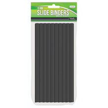 Treeline 15mm Slide Binders Black 10's | Slide Binders