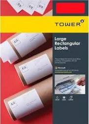 TOWER LASER LABEL 1UP 210x298 FLU/PINK | Inkjet and Laser Labels