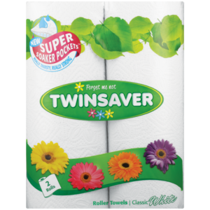 Twinsaver Roller Towels Super Soaker Twinsaver 2s Pack | Toilet Rolls and Tissues