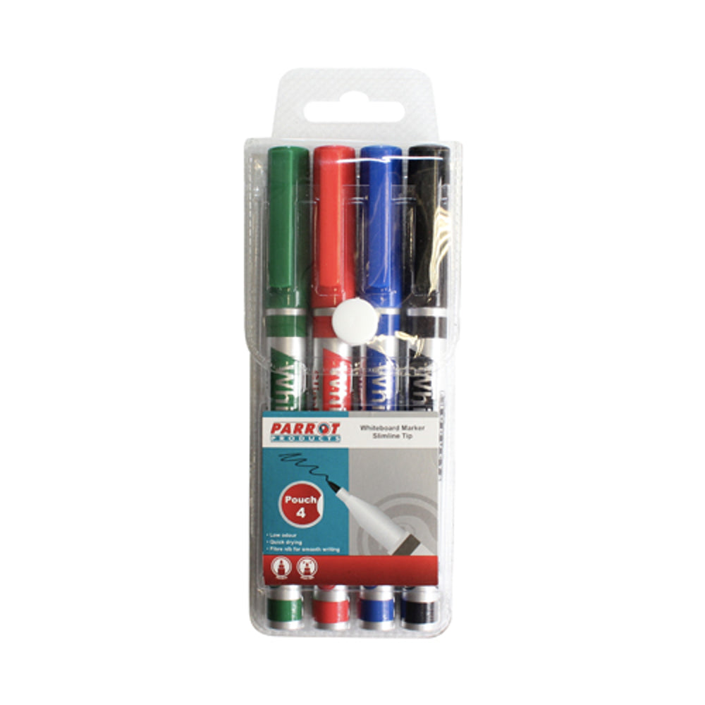 Parrot Marker Whiteboard Slimline Carded 4